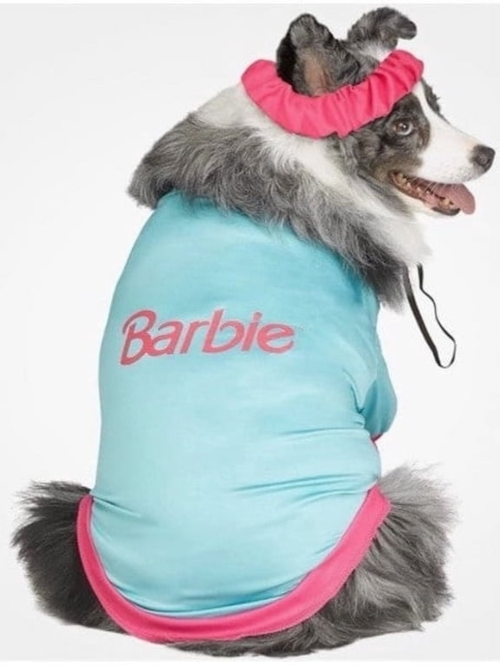 Barbie Pet Aerobics Costume in Light Blue and Pink New - Picture 4 of 10